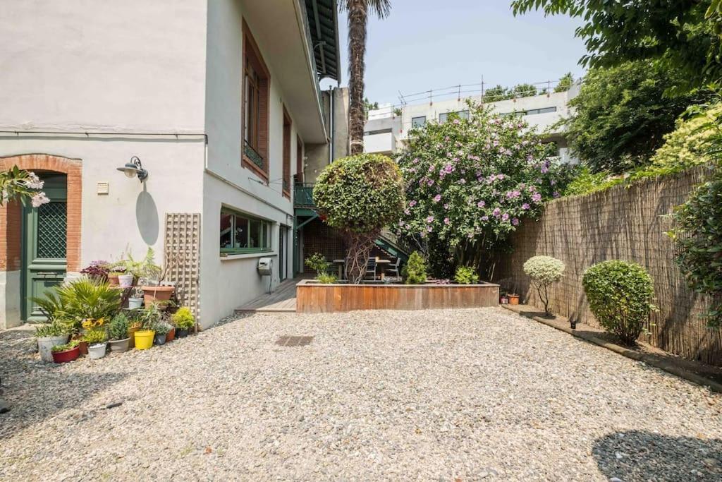 Apt T5 Renove Avec Bureau Jardin Et Parking En Centre Ville Toulouse Exterior foto