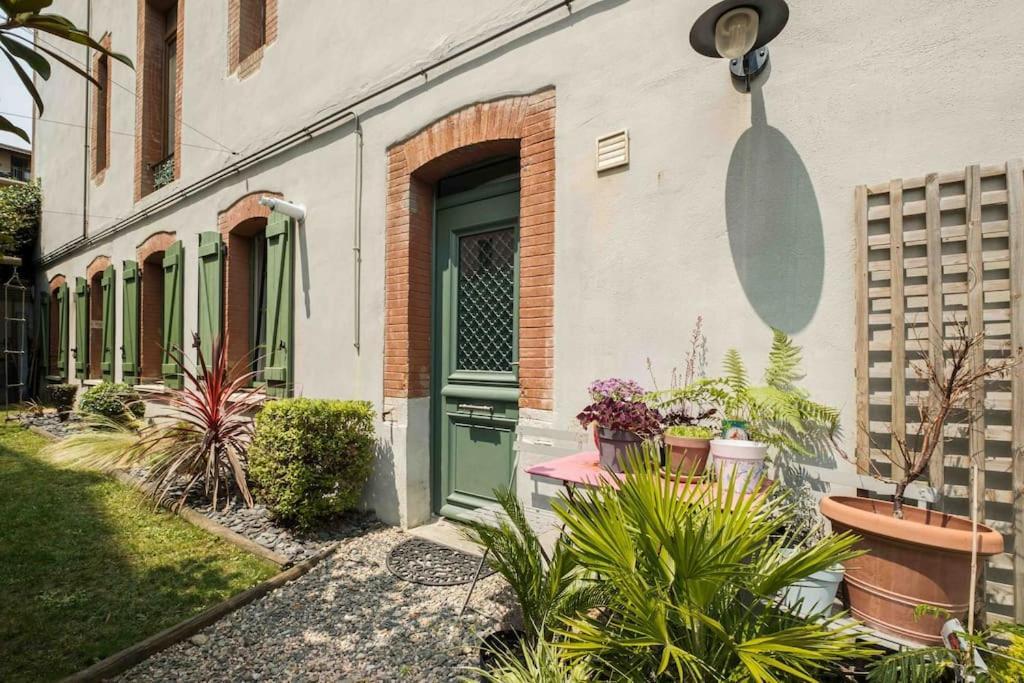 Apt T5 Renove Avec Bureau Jardin Et Parking En Centre Ville Toulouse Exterior foto